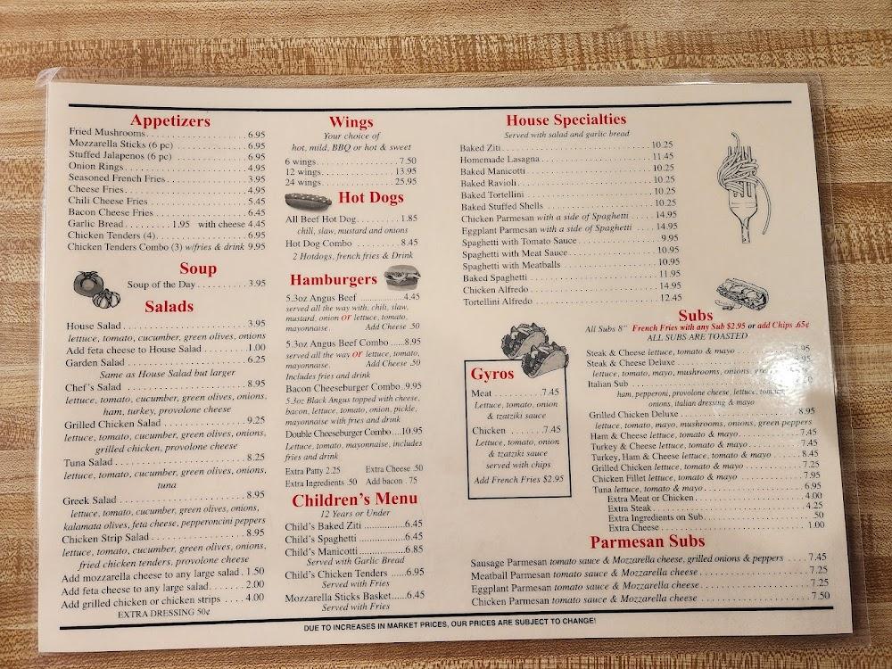 Hawkins Grill & Pizzeria Menu image 3